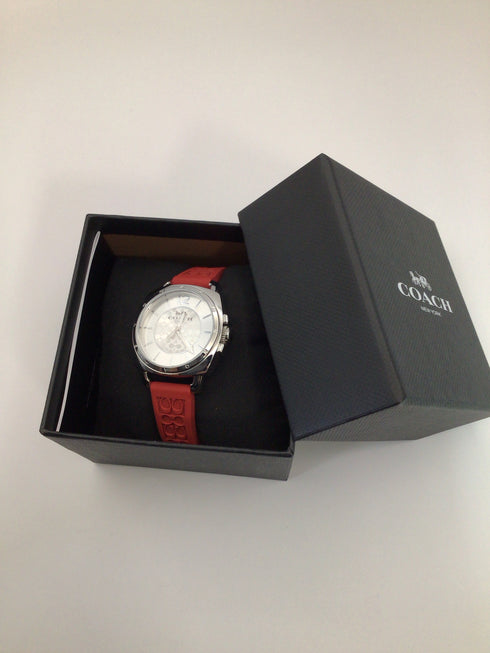 Coach Red Rubber Watch 14503878